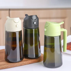 High Quality 470ml Kitchen Glass Spray Bottle BBQ Air Fryer Salad Steak Kitchen Olive Oil Sprayer Bottle for Cooking